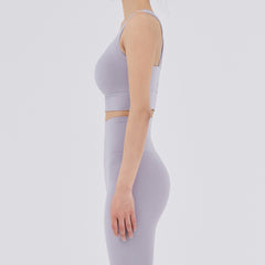 Plax Air Stella Bra Top - Salty Gray 