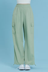 Ecotec Premium String Cargo Pants - Salt Green