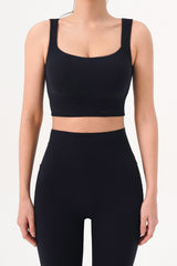 Plax Air Square Bra Top - Arc Black